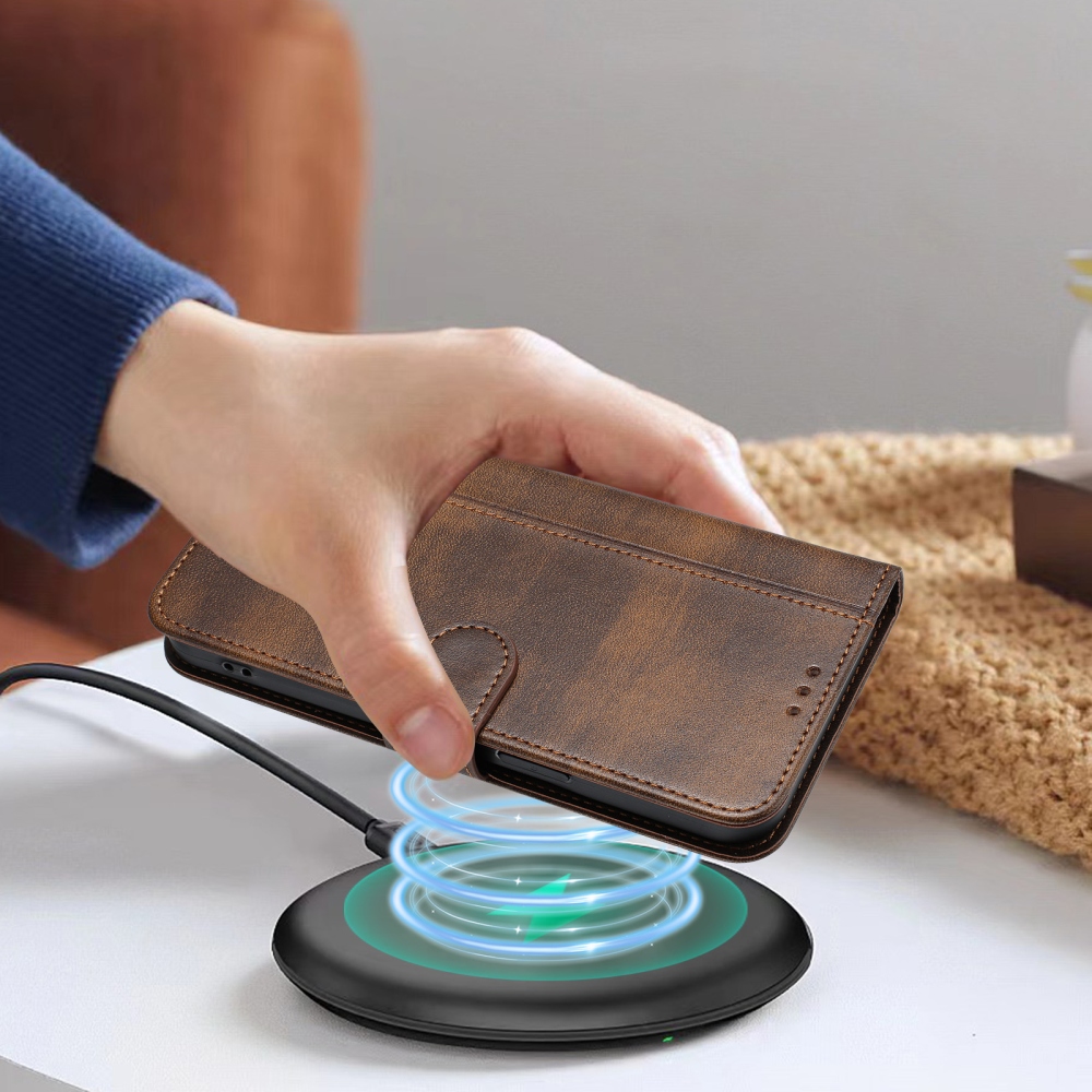 Retros knižkové puzdro na T-Mobile T Phone 3 - hnedé