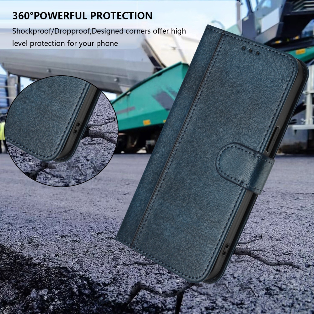 Retros knižkové puzdro na T-Mobile T Phone 3 - modré