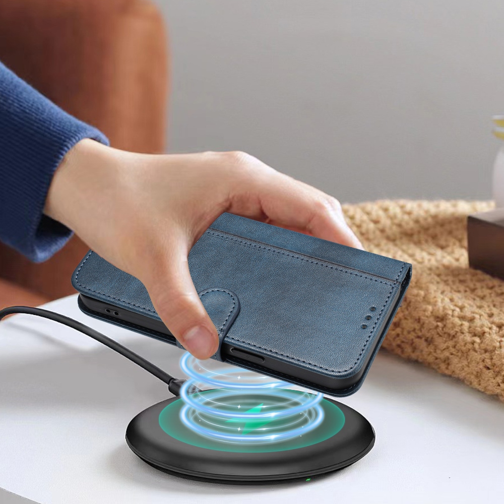 Retros knižkové puzdro na T-Mobile T Phone 3 - modré