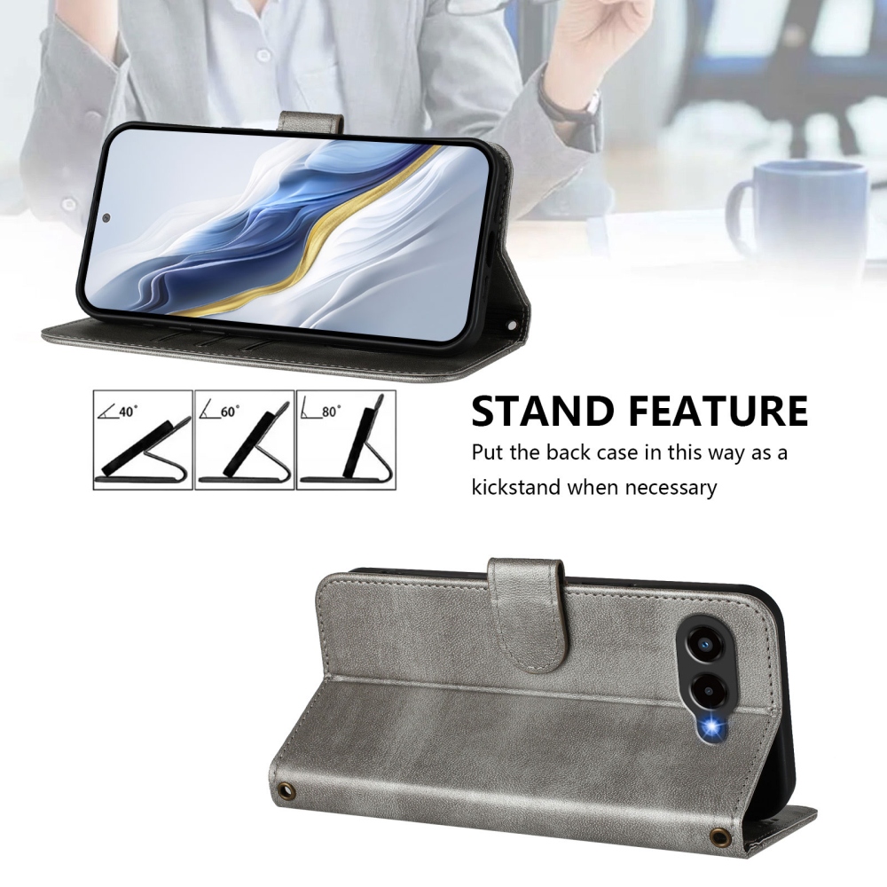 Retros knižkové puzdro na T-Mobile T Phone 3 - šedé