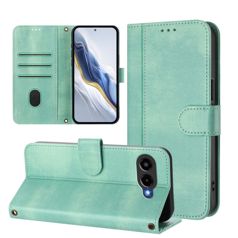 Retros knižkové puzdro na T-Mobile T Phone 3 - svetlozelené