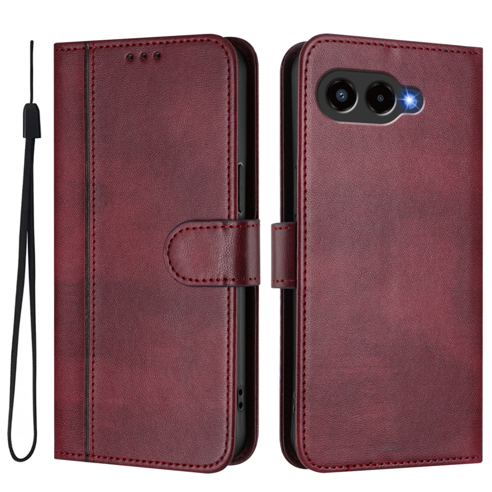 Retros knižkové puzdro na T-Mobile T Phone 3 - vínové