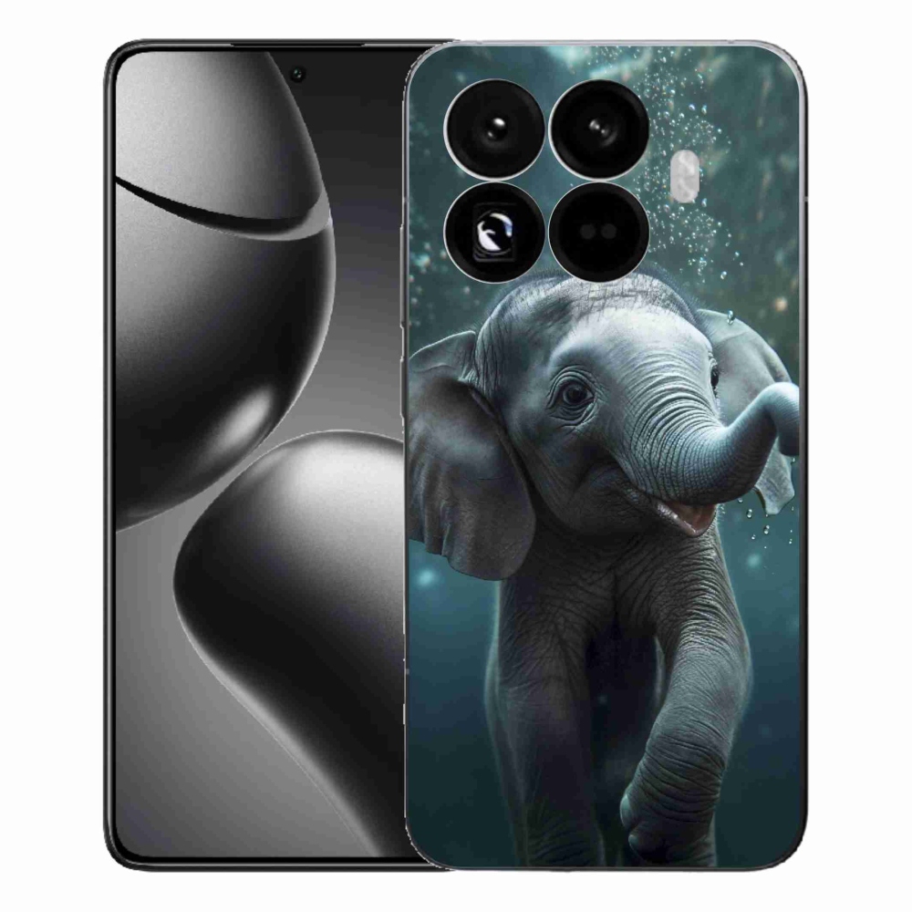 Gélový kryt mmCase na Xiaomi 15T Pro - sloník pod vodou
