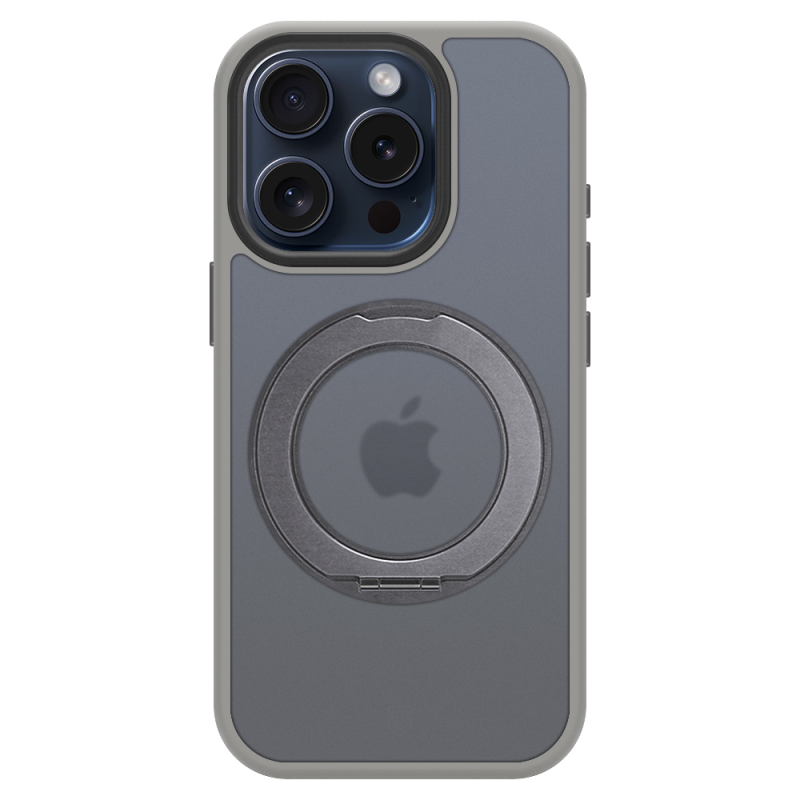 Tactical MagForce Hyperstand – puzdro pre Apple iPhone 15 Pro, svetlošedé