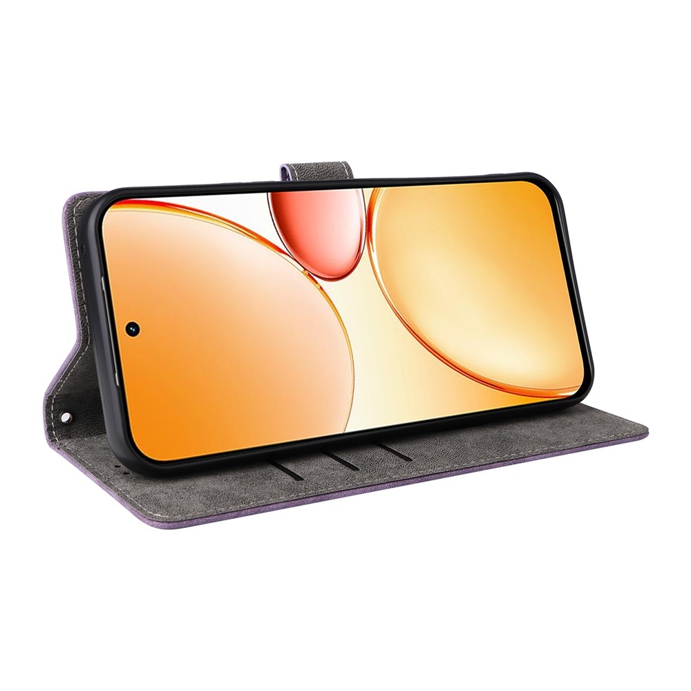 RFID knižkové puzdro na Realme C83 - fialové