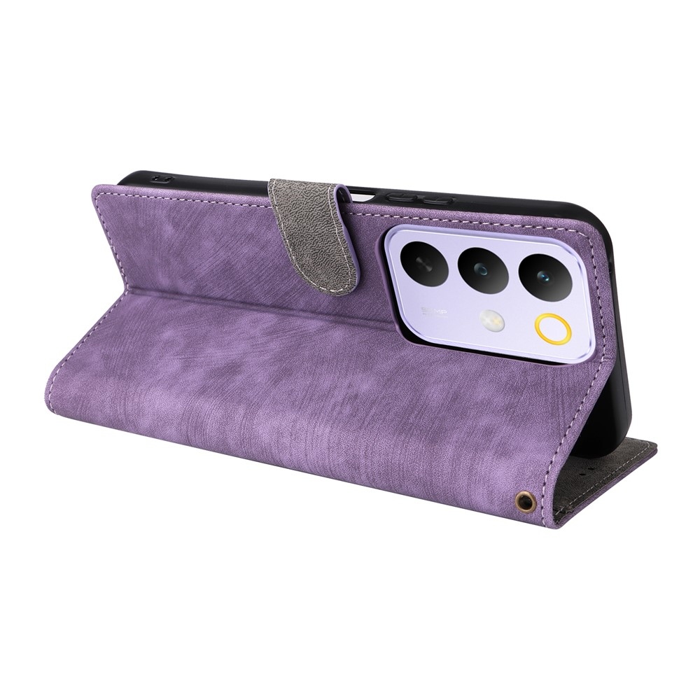 RFID knižkové puzdro na Realme C83 - fialové