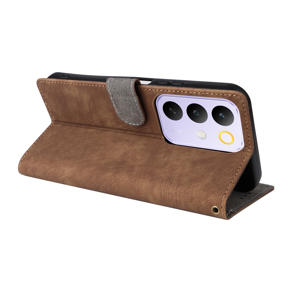 RFID knižkové puzdro na Realme C83 - hnedé