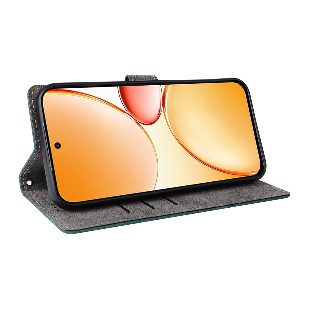 RFID knižkové puzdro na Realme C83 - zelené