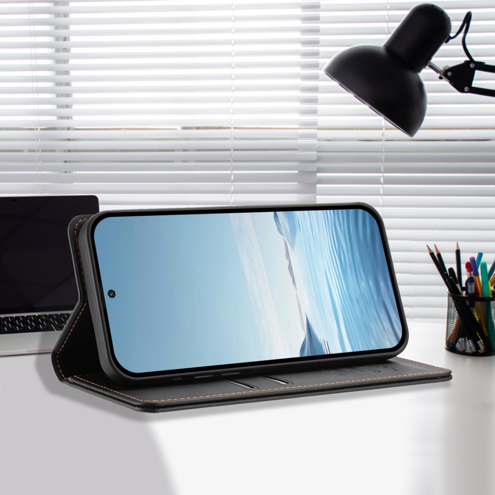 RFIDS knižkové puzdro na Realme GT 8 Pro 5G - čierne