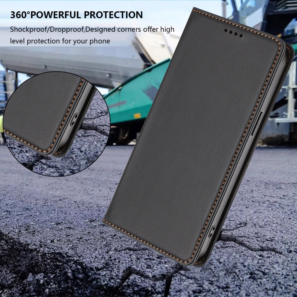 RFIDS knižkové puzdro na Realme GT 8 Pro 5G - čierne