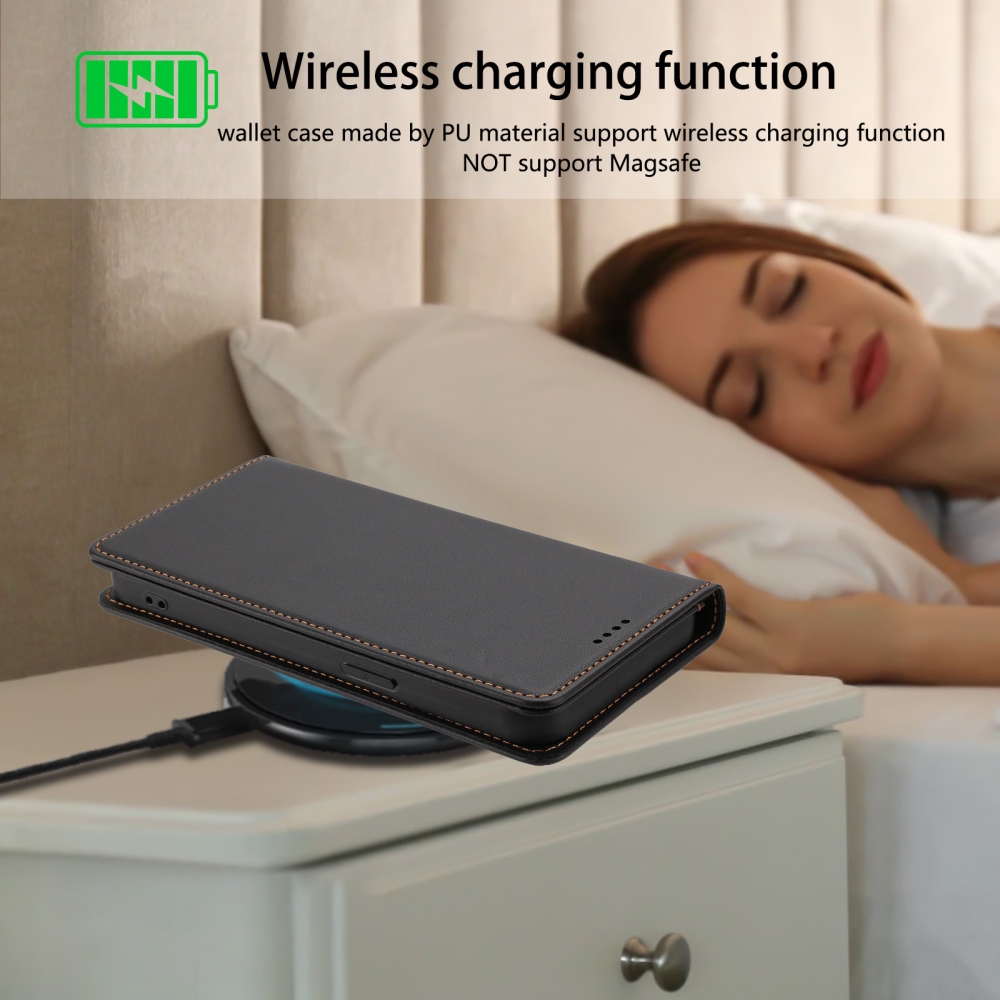 RFIDS knižkové puzdro na Realme GT 8 Pro 5G - čierne