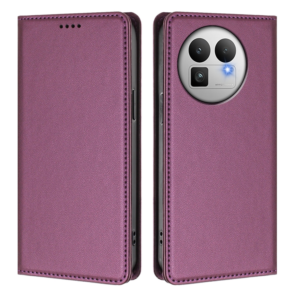 RFIDS knižkové puzdro na Realme GT 8 Pro 5G - fialové