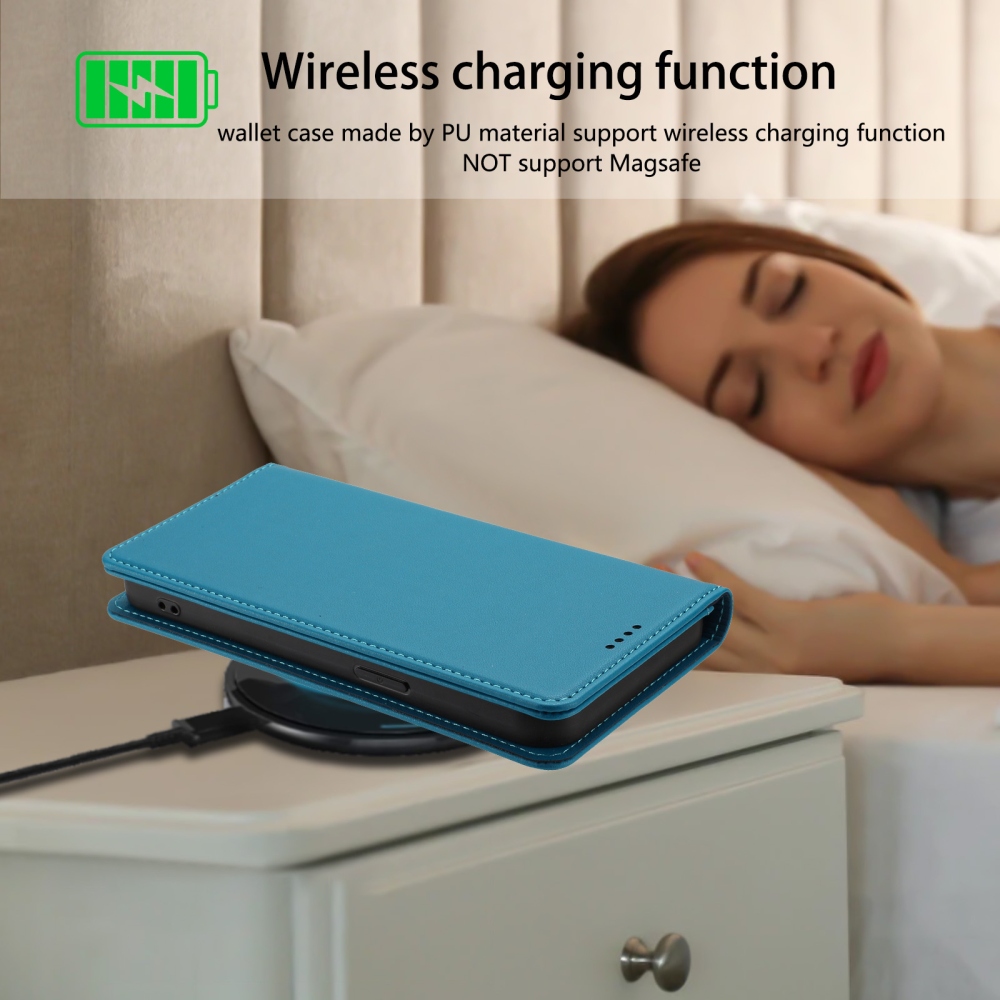 RFIDS knižkové puzdro na Realme GT 8 Pro 5G - svetlomodré