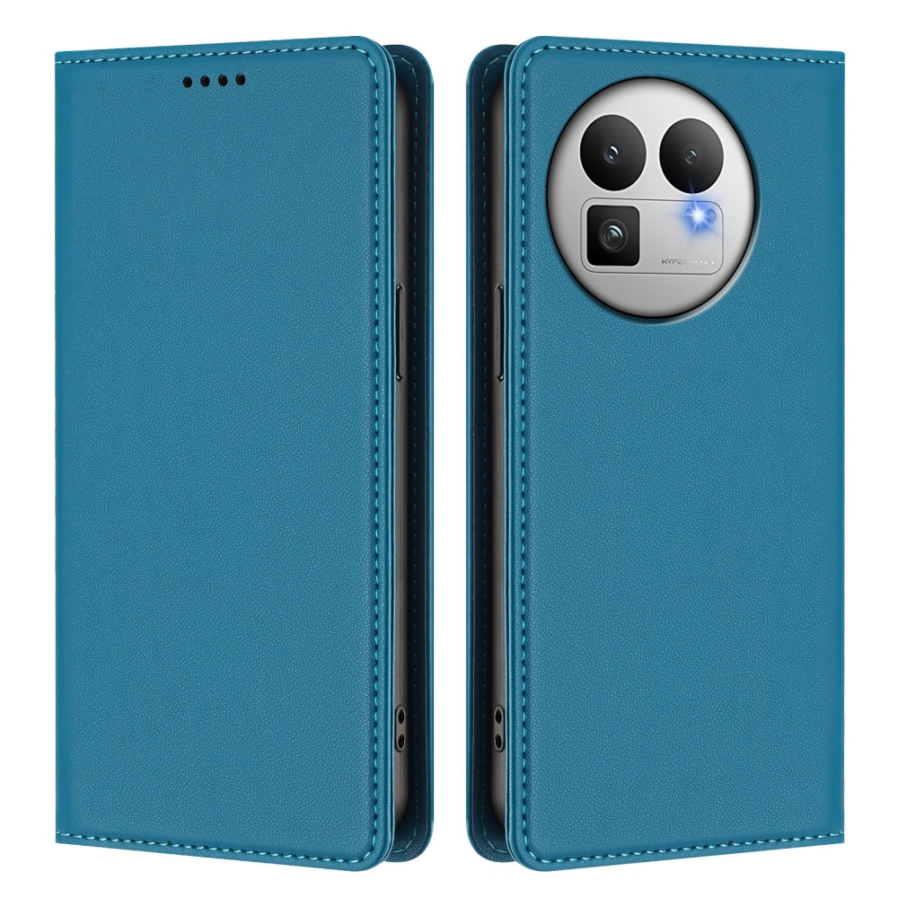 RFIDS knižkové puzdro na Realme GT 8 Pro 5G - svetlomodré