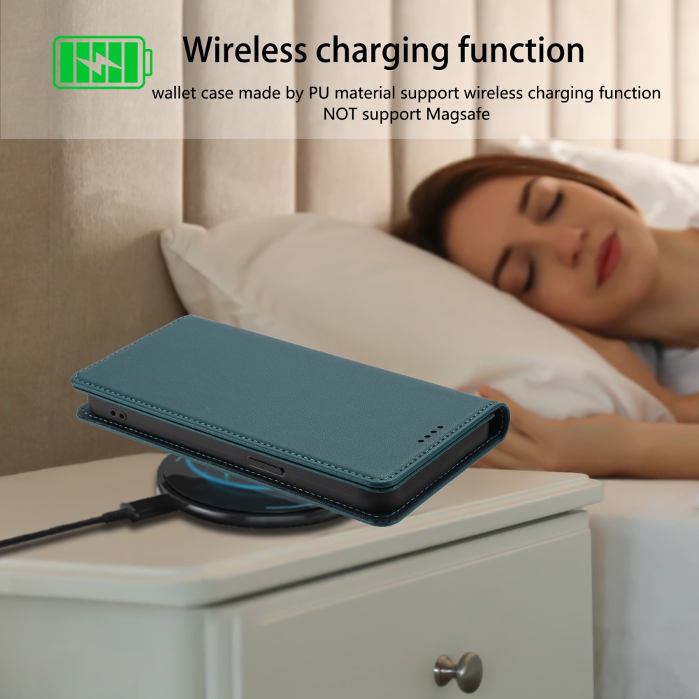 RFIDS knižkové puzdro na Realme GT 8 Pro 5G - zelené