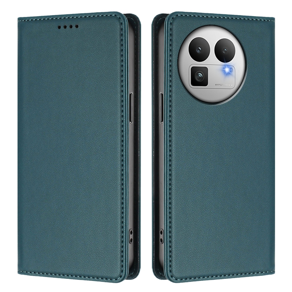 RFIDS knižkové puzdro na Realme GT 8 Pro 5G - zelené