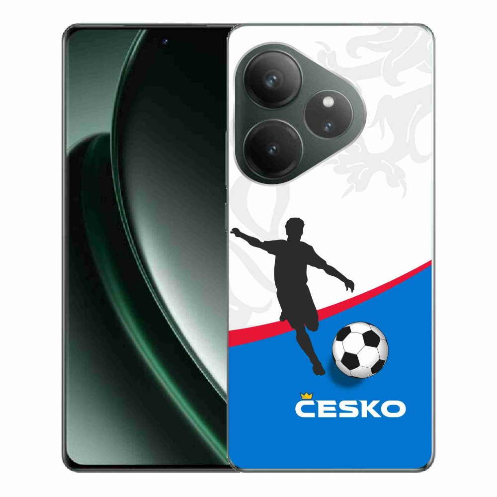 Gélový kryt mmCase na Realme GT 6 5G/GT 6T 5G - futbal Česko 1