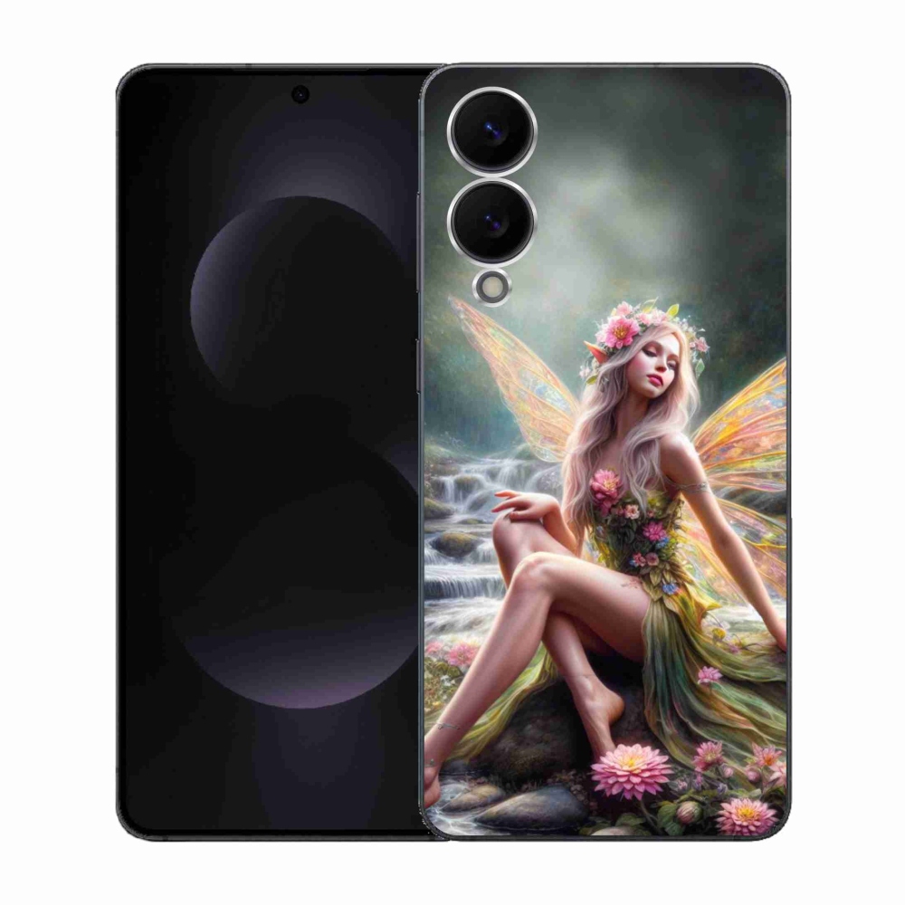 Gélový kryt mmCase na Samsung Galaxy S25 Edge - motýlia žena 1