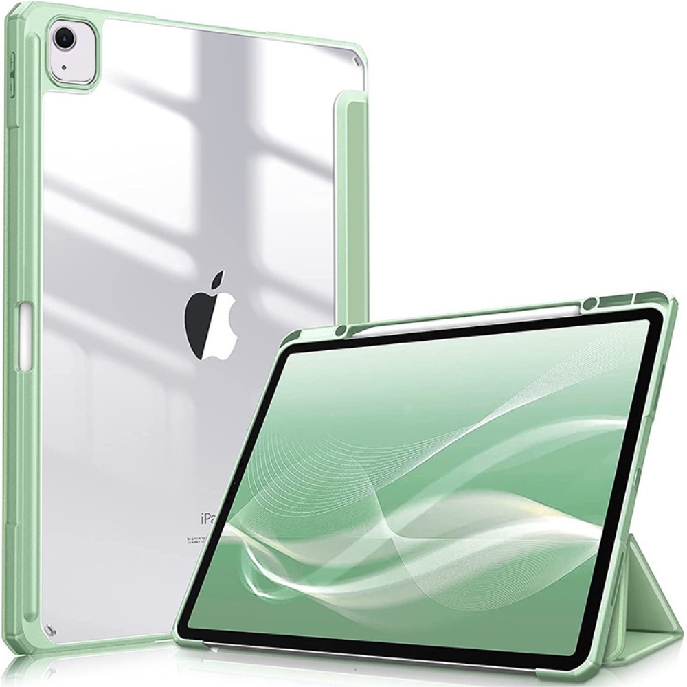 Case inteligentné zatváracie púzdro na tablet iPad Air 13 (2024)/(2025) - svetlozelené