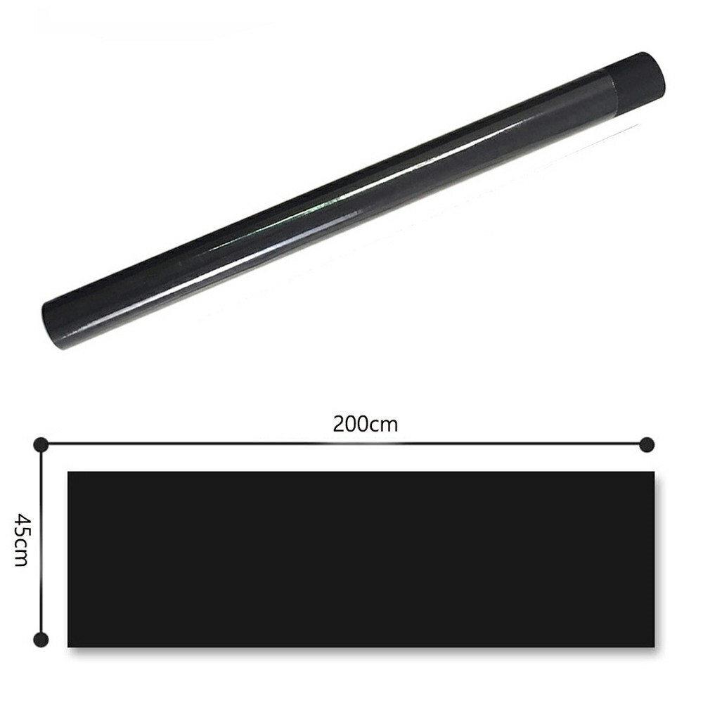 Samolepiace tabule na stenu 45 × 200 cm čierna