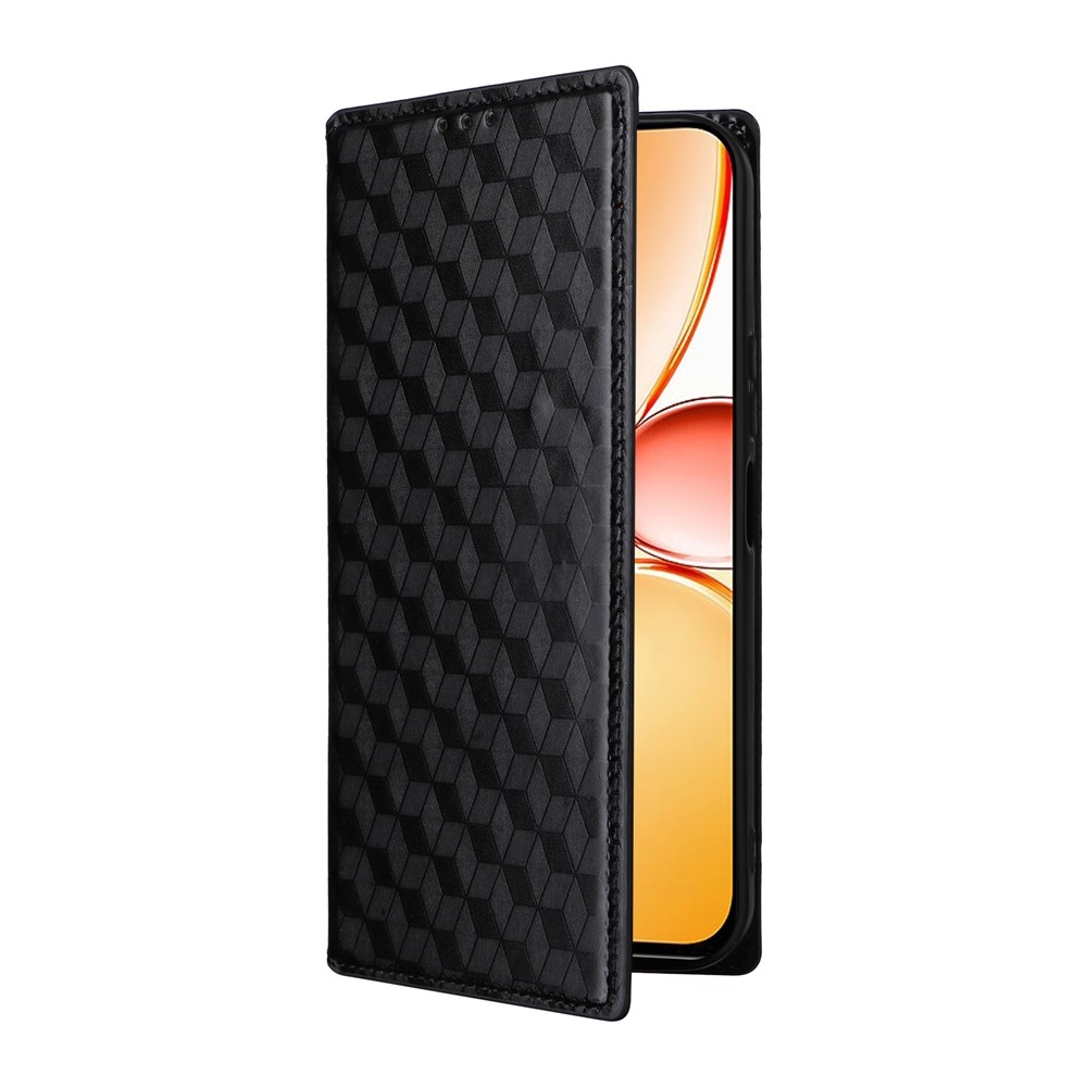 Rhombus knižkové puzdro na Realme C83 - čierne