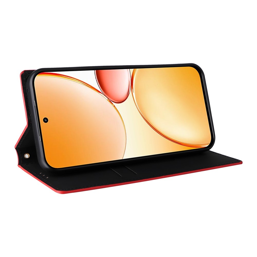 Rhombus knižkové puzdro na Realme C83 - červené