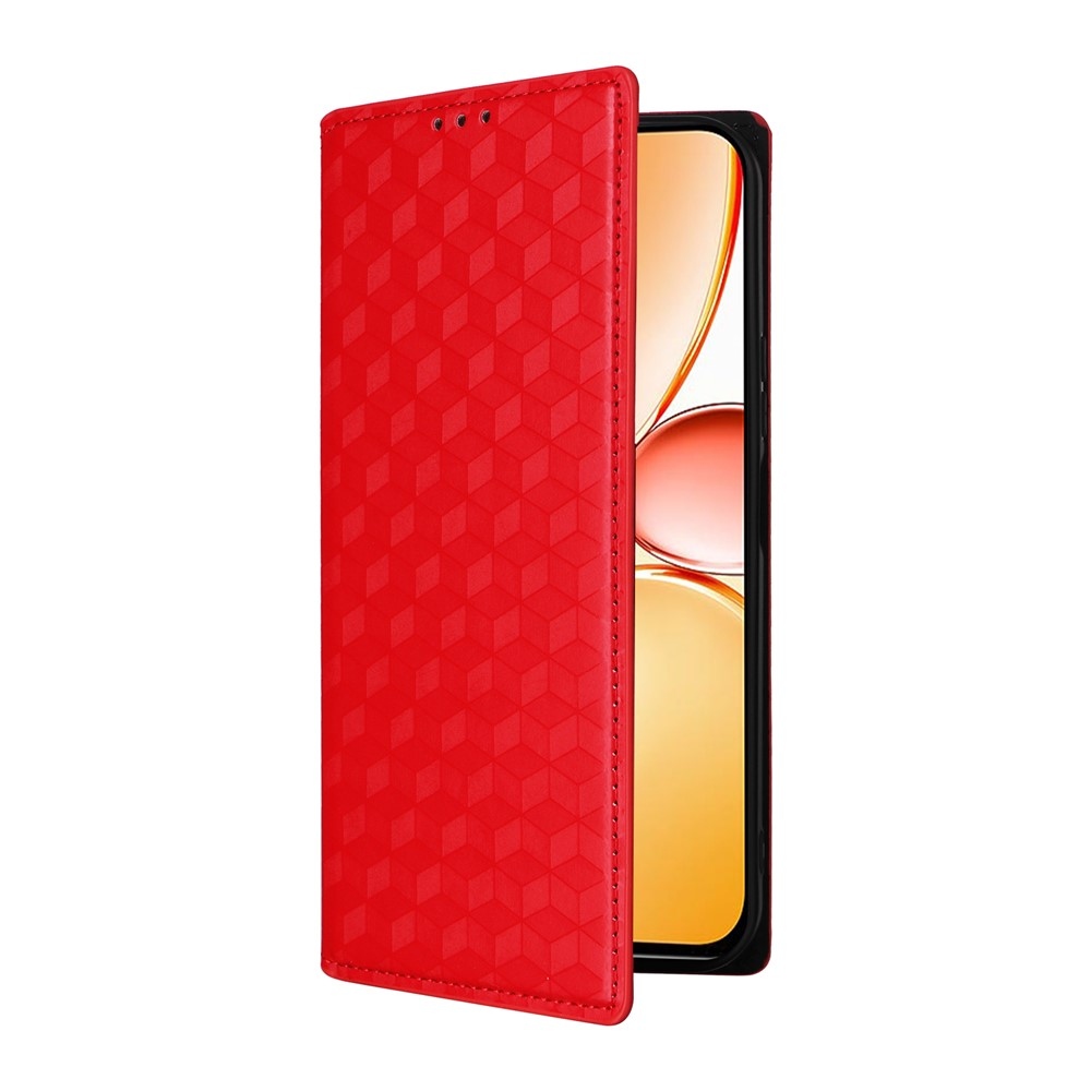 Rhombus knižkové puzdro na Realme C83 - červené