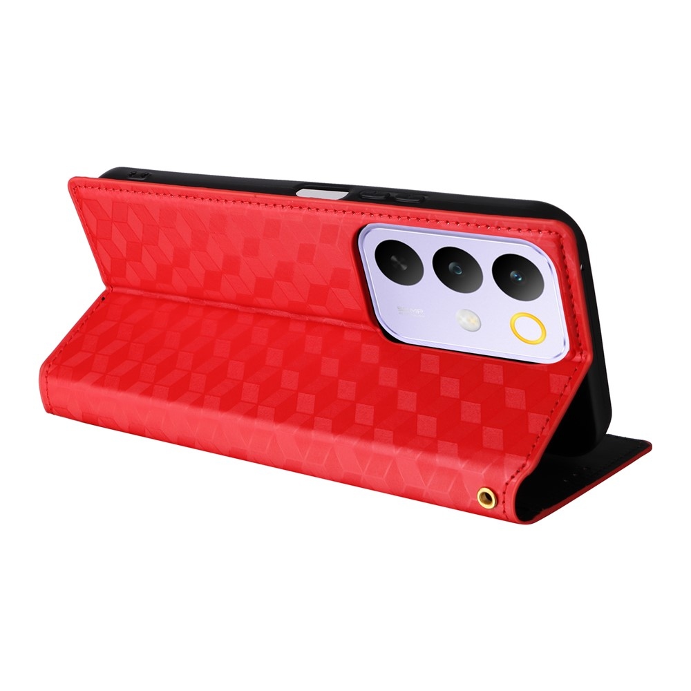 Rhombus knižkové puzdro na Realme C83 - červené