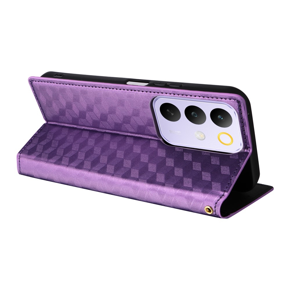 Rhombus knižkové puzdro na Realme C83 - fialové