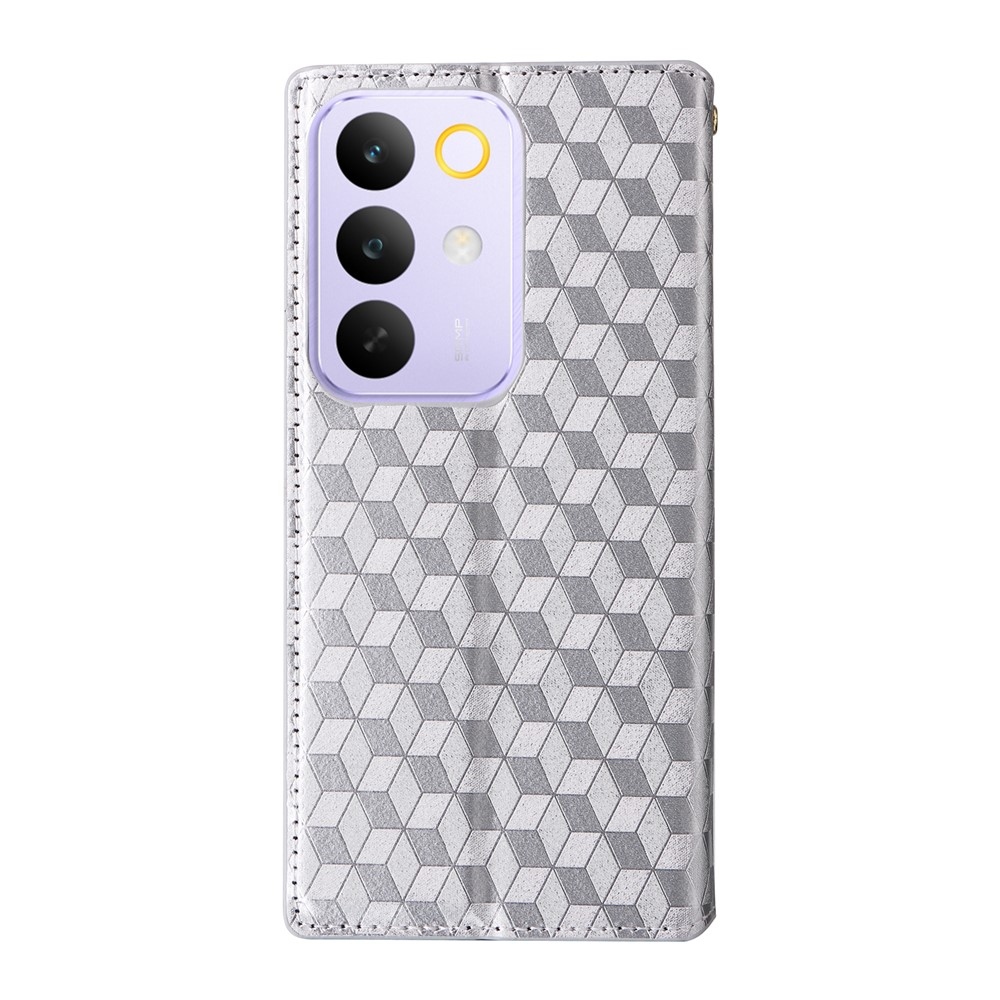 Rhombus knižkové puzdro na Realme C83 - strieborné