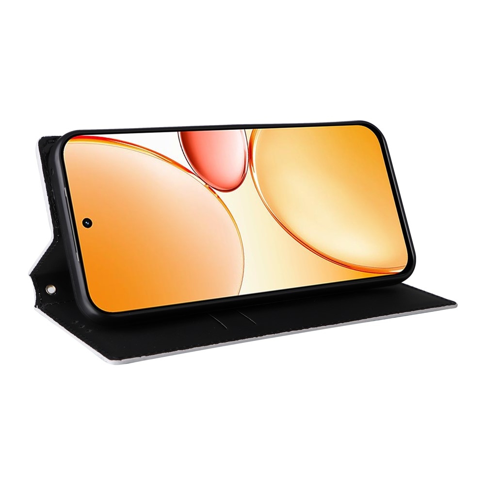 Rhombus knižkové puzdro na Realme C83 - strieborné