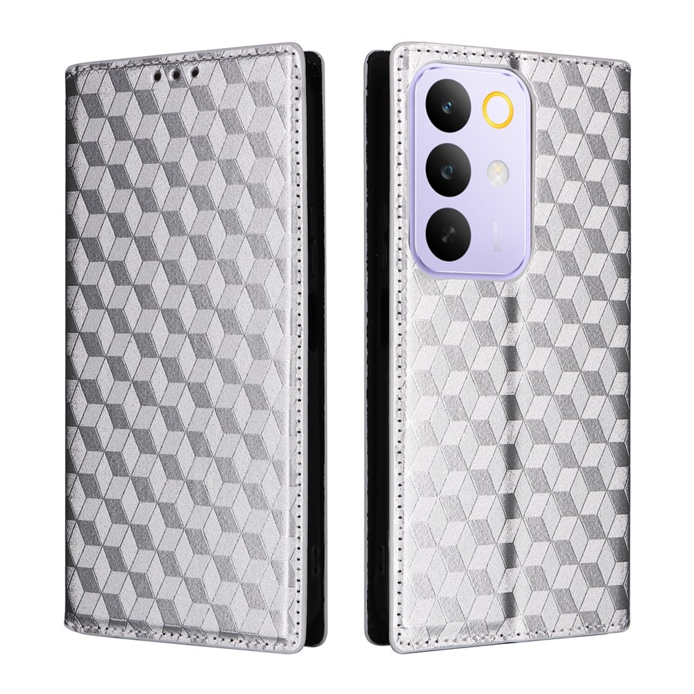 Rhombus knižkové puzdro na Realme C83 - strieborné