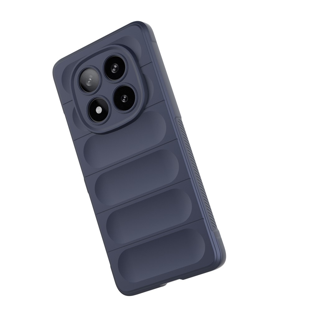 Rugg odolný gélový obal na Xiaomi Redmi Note 14 Pro 5G/Poco X7 5G - tmavomodrý