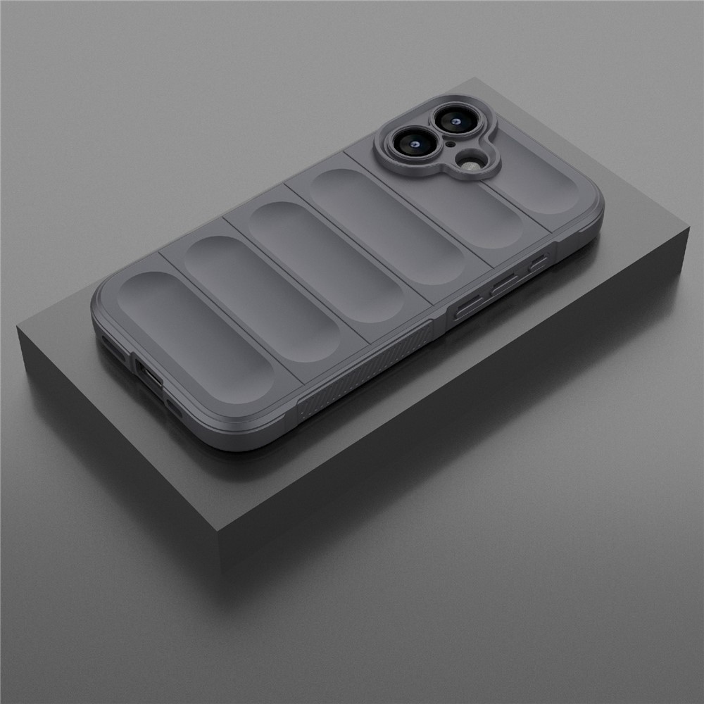 Rugg odolný gélový obal na iPhone 17 - tmavosivý