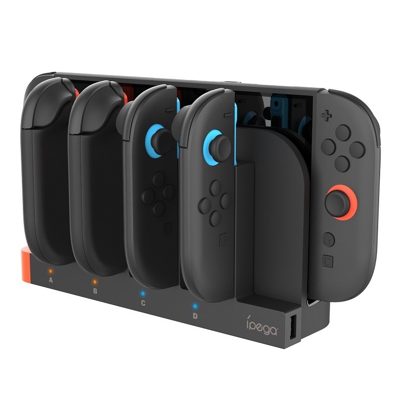 iPega SW2185 Nabíjacia Stanica pre JoyCon Ovládače Nintendo Switch 2 Black