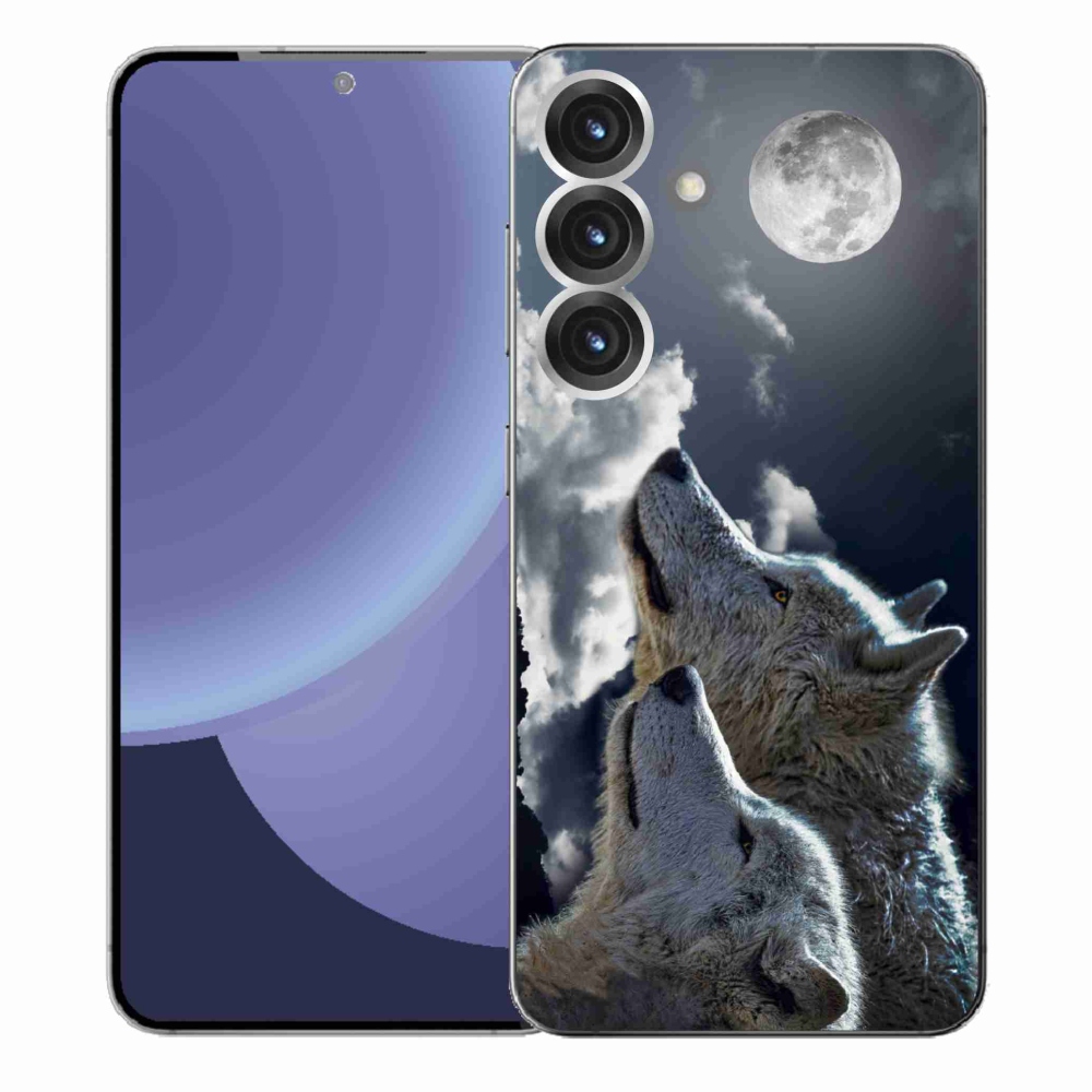 Gélový kryt mmCase na Samsung Galaxy S25+ - vlci