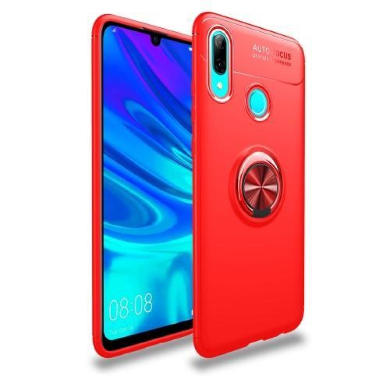 Ring gélový kryt na mobil Honor 10 Lite a Huawei P Smart (2019) - červený