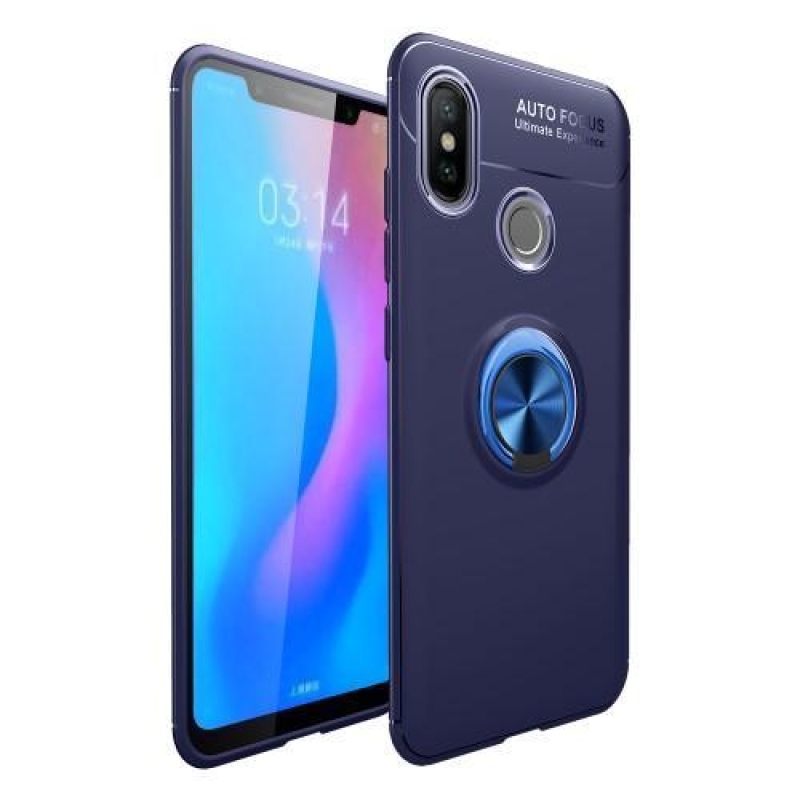 Ring gélový obal na mobil Xiaomi Mi 8 - modrý