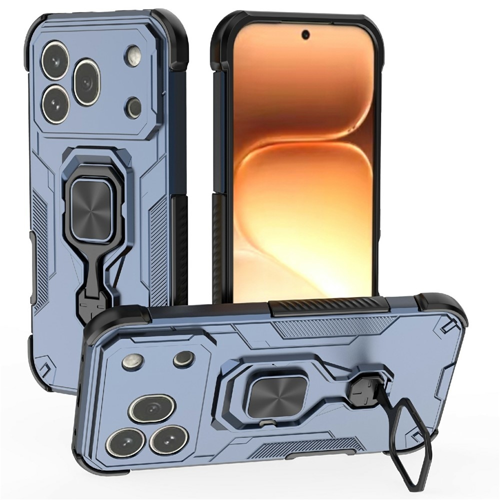Ring odolný kryt na mobil Honor 600 Pro 5G - modrý