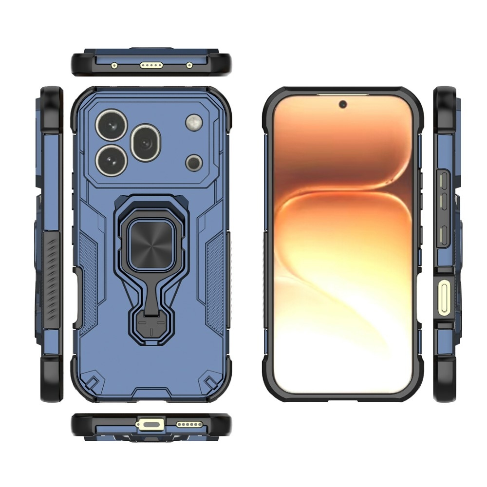 Ring odolný kryt na mobil Honor 600 Pro 5G - modrý