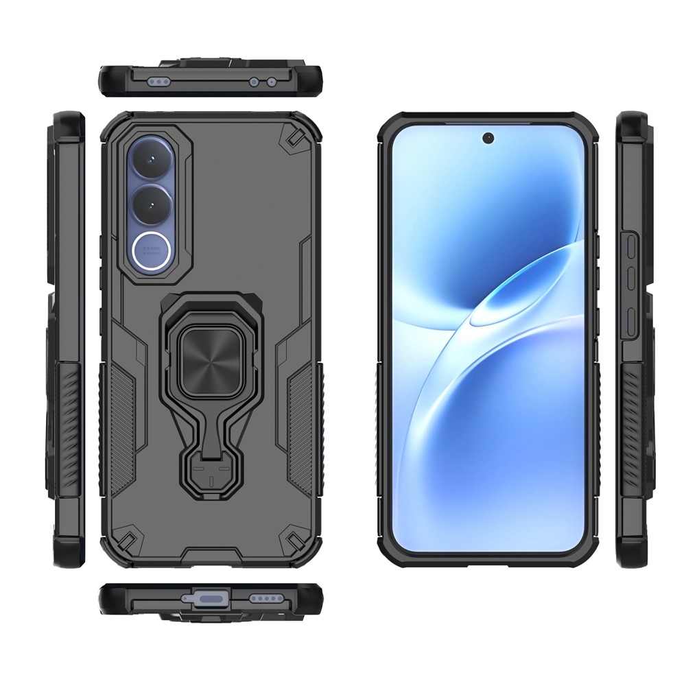 Ring odolný kryt na mobil Vivo V70 FE 5G - čierny