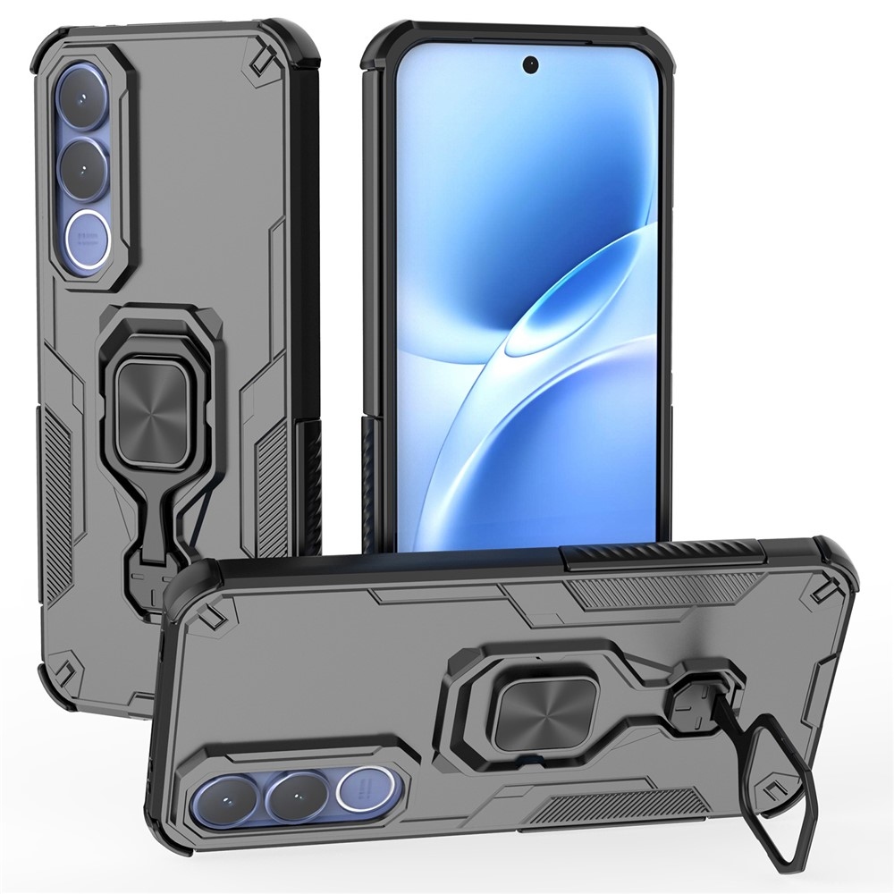Ring odolný kryt na mobil Vivo V70 FE 5G - čierny