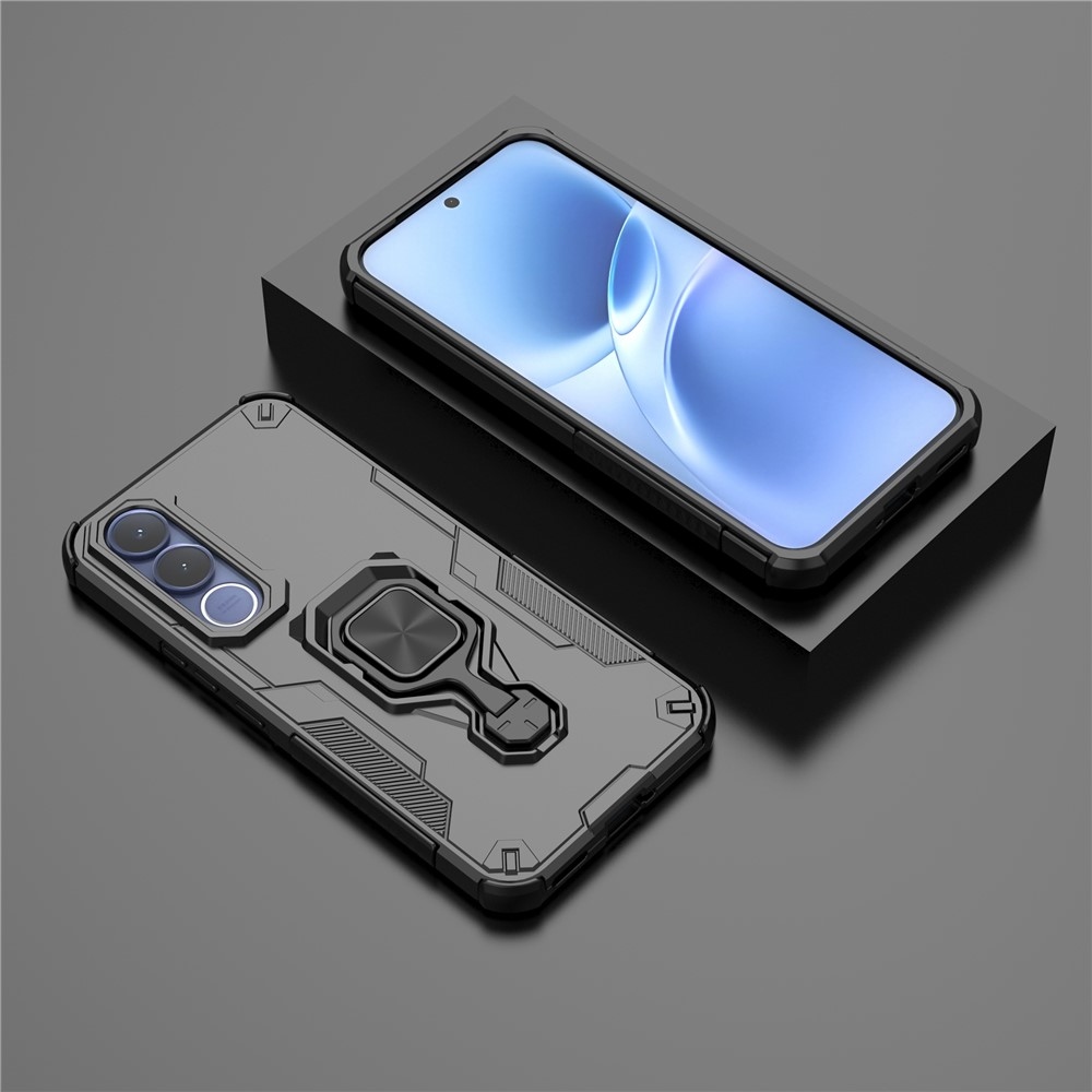 Ring odolný kryt na mobil Vivo V70 FE 5G - čierny