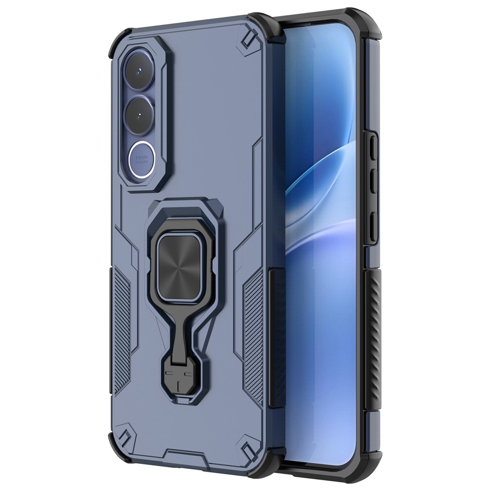 Ring odolný kryt pre mobil Vivo V70 FE 5G - modrý
