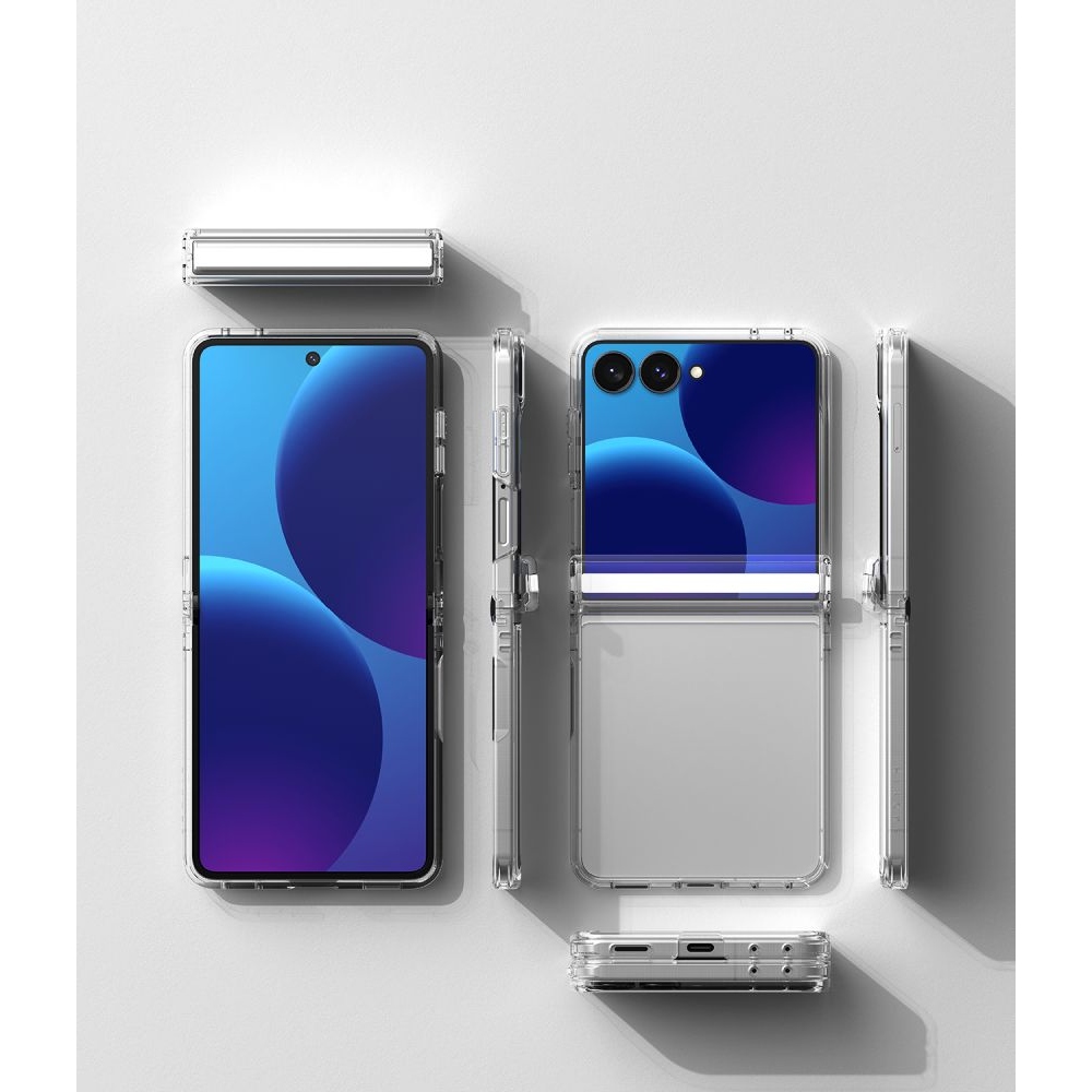 Ringke Fusion Flap obal na Samsung Galaxy Z Flip 8 - priehľadný