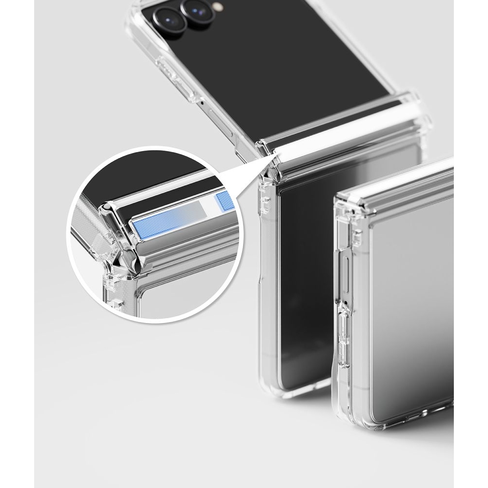 Ringke Fusion Flap obal na Samsung Galaxy Z Flip 8 - priehľadný