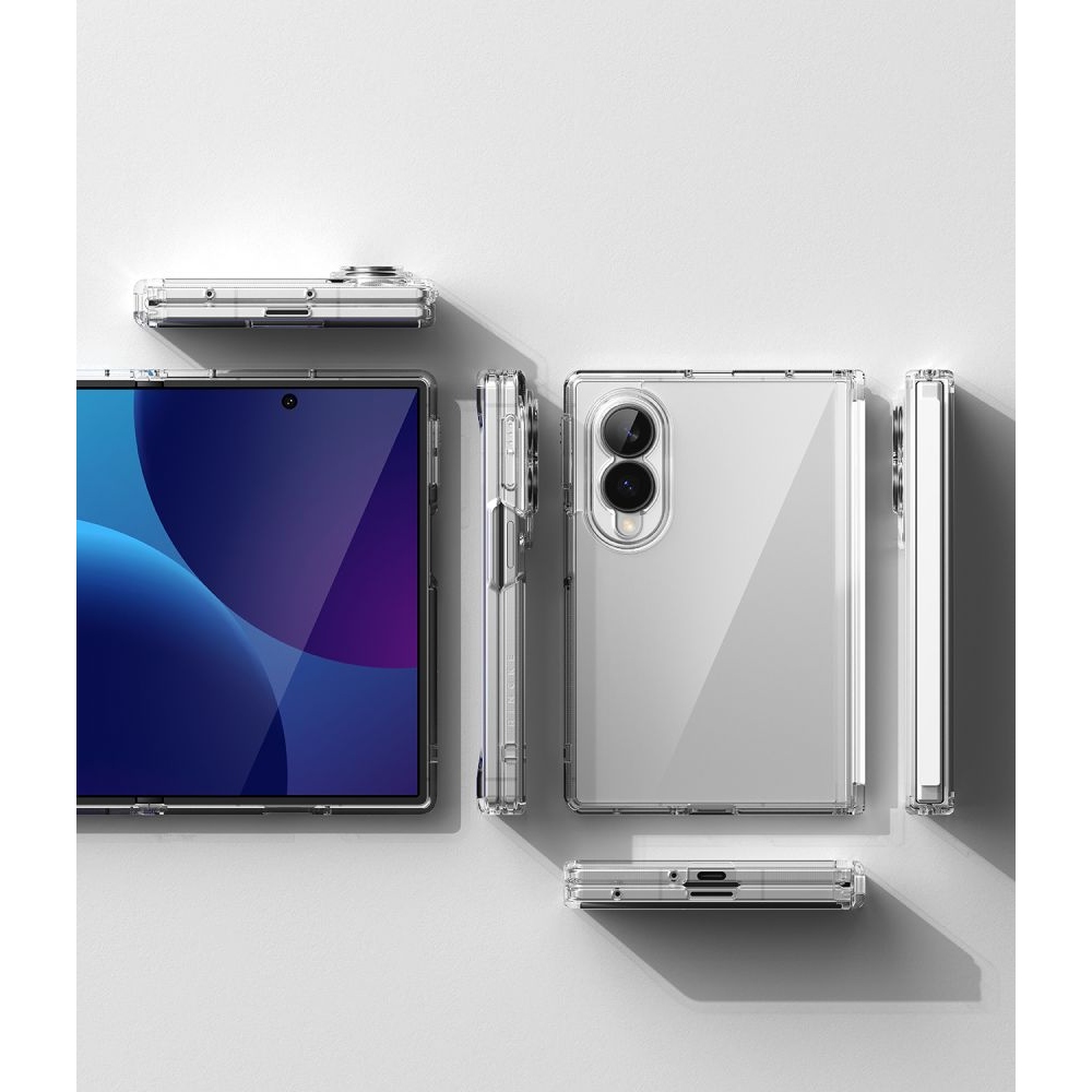 Ringke Fusion Flap obal na Samsung Galaxy Z Fold 8 - priehľadný