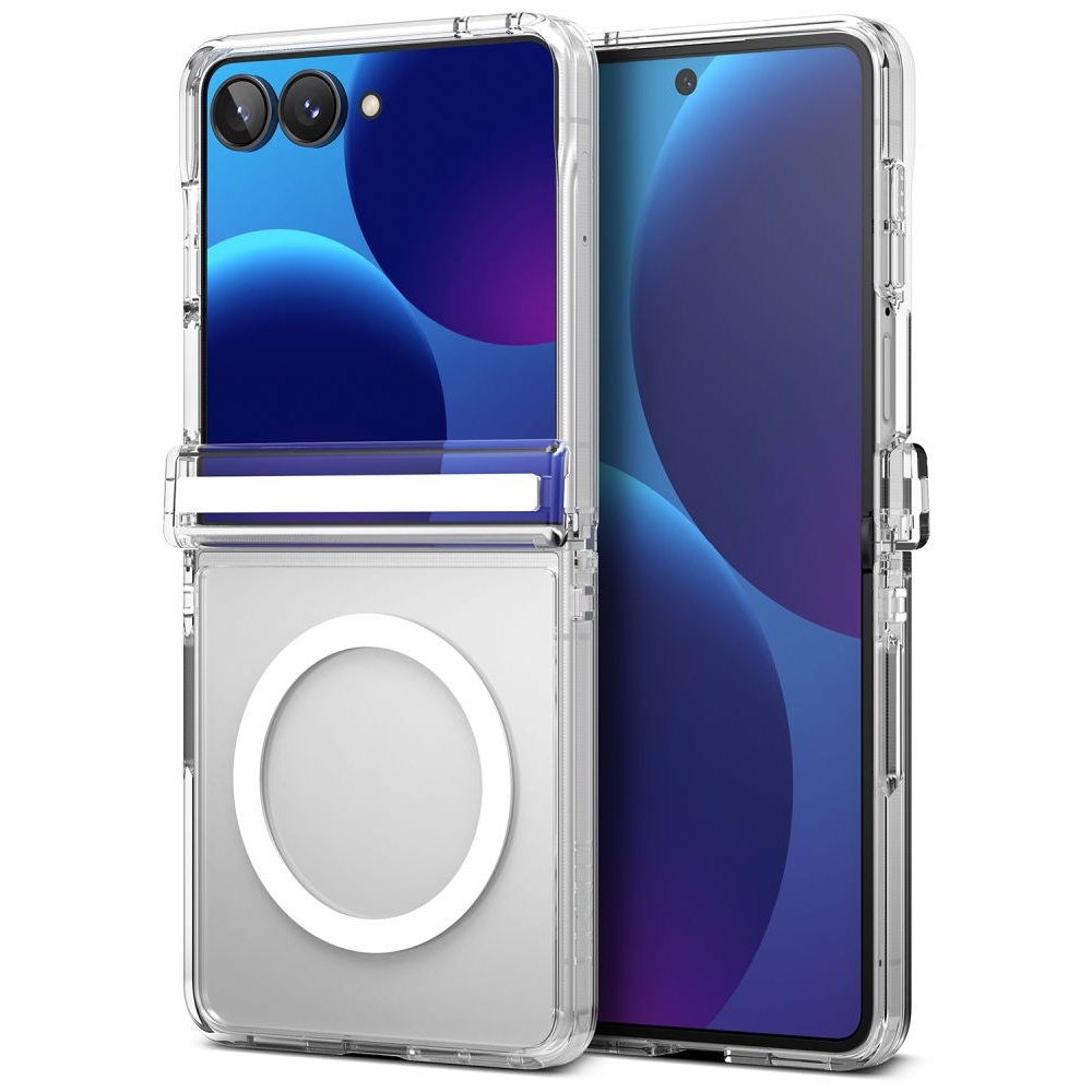Ringke Fusion Flap obal s MagSafe na Samsung Galaxy Z Flip 8 - priehľadný