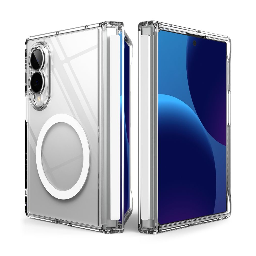 Ringke Fusion Flap obal s MagSafe na Samsung Galaxy Z Fold 8 - priehľadný