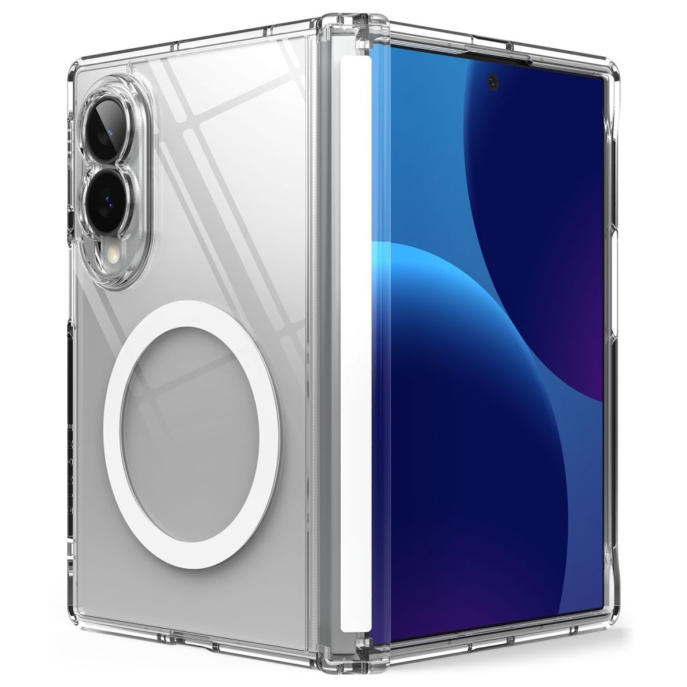 Ringke Fusion Flap obal s MagSafe na Samsung Galaxy Z Fold 8 - priehľadný